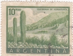 Stamps Argentina -  quebrada de Humahuaca