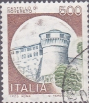 Stamps Italy -  castillos