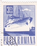 Stamps Romania -  transporte  -barco