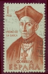 Stamps Spain -  1962 Forjadores de America. Pedro de la Gasca - Edifil:1457
