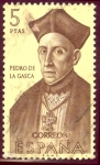 Stamps Spain -  1962 Forjadores de America. Pedro de la Gasca - Edifil:1461