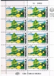 Stamps Venezuela -  MINIPLIEGO FLORA Y FAUNA VENEZOLANAS. TARA AMARILLA. Y&T Nº 1113