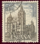 Sellos del Mundo : Europa : Espa�a : 1964 Serie Turistica. Catedral de León - Edifil:1542