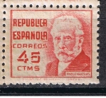 Stamps Spain -  Edifil  737  Cifras y Personajes..   