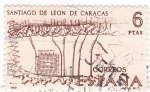 Stamps Spain -  Santiago de León de Caracas   (A)