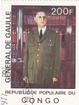 Stamps Democratic Republic of the Congo -  General de Gaulle