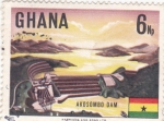 Stamps Ghana -  Akosombo Dam