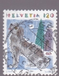 Stamps Switzerland -  dibujo de un perro