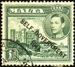 Stamps Malta -  Georges VI, palacio Verdalas.  sobreimpreso 1947