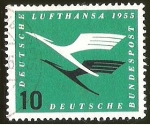 Sellos de Europa - Alemania -  LUFTHANSA - DEUTSCHE BUNDESPOST