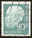 Stamps : Europe : Germany :  PROF. HEUSS KLEINFORMAT - DEUTSCHE BUNDESPOST