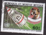 Stamps Mongolia -  laika