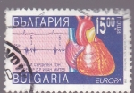 Sellos del Mundo : Europe : Bulgaria : electrocardiograma