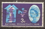 Stamps United Kingdom -  Las flechas en Año Mapa Nacional de Productividad.