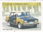 Stamps Cuba -  Taxi Lada 2105