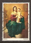 Stamps United Kingdom -  Navidad.Madonna y el Niño (Murillo).