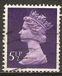 Stamps United Kingdom -  La Reina Isabel II.