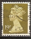 Stamps United Kingdom -  La Reina Isabel II.