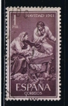 Stamps Spain -  Edifil  1400  Navidad´61.  