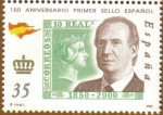 Sellos de Europa - Espaa -  150 Aniver. sello Juan Carlos I