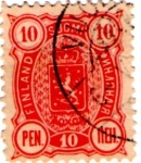 Stamps : Europe : Finland :  Finland 1889