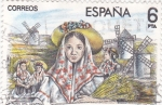 Stamps Spain -  Maestros de la Zarzuela  - La Rosa del Azafrán    (C)