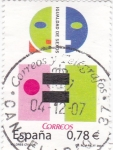 Stamps Spain -  igualdad de sexos     (C)