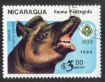 Stamps Nicaragua -  Mamíferos.