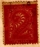 Stamps Italy -  Italy 1874 Offices Levant, overprint omitted