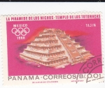 Stamps Panama -  Templo de los Totonacas