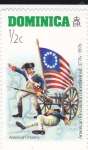 Stamps Dominica -  Bicentenario revolución americana 1776-1976