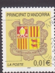 Stamps Andorra -  escudo