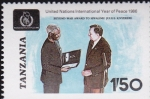 Stamps Tanzania -  año de la paz