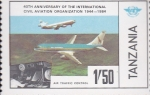 Stamps Tanzania -  aviacion