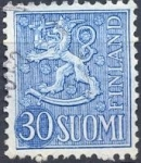 Stamps Finland -  Coat of arms