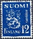 Stamps Finland -  Coat of arms