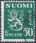 Stamps Finland -  Coat of arms