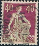 Sellos de Europa - Suiza -  ALEGORÍA DE HELVETIA 1924-27 Y&T Nº 206