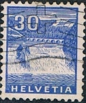 Sellos de Europa - Suiza -  SERIE TURÍSTICA 1934. CATARATA DEL RHIN EN SCHAFFHAUSEN Y&T Nº 277