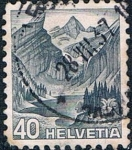 Sellos del Mundo : Europa : Suiza : SERIE TURÍSTICA 1936. EL LAGO SEEALPSEE Y EL MONTE SANTIS. Y&T Nº 297