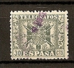 Sellos de Europa - Espaa -  Telegrafos / Escudo de España.