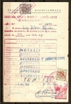 Stamps Spain -  Documento de Admision a Convocatoria.