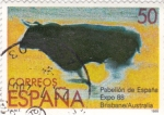 Stamps Spain -  Expo-88 Pabellón de España    (D)