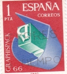 Stamps Spain -  Salón de Artes Gráficas, envase y embalaje    (D)