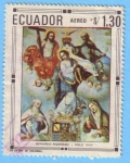 Stamps Ecuador -  Bernando Rodríguez - Siglo XVIII