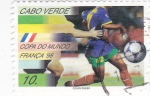 Sellos del Mundo : Africa : Cape_Verde : copa del mundo Francia-98