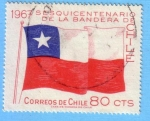 Sellos de America - Chile -  Sesquicentenario de la bandera de Chile