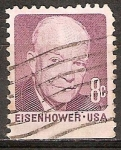 Sellos de America - Estados Unidos -  Dwight D. Eisenhower.