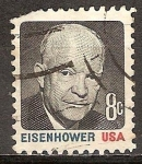 Stamps United States -  Dwight D. Eisenhower.