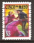 Stamps United States -  Cinco de Mayo.